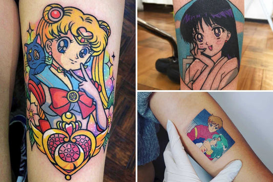 Sailor Moon, anime tattoos, Sailor Moon tattoos