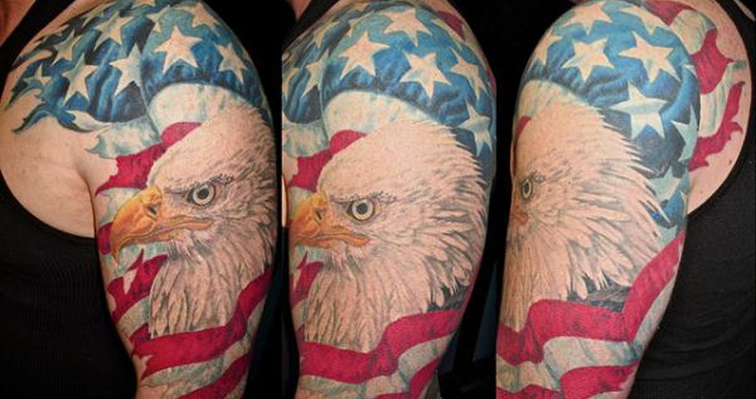 US Flag and Eagle Tattoo Tattoo Culture in the US
