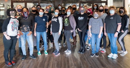 Group shot of all female employees at PainfulPleasures