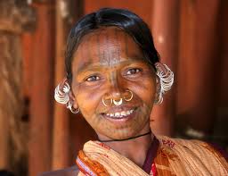 Aboriginal Woman With Nostril Piercings and a Septum Piercing History of Nose Piercings