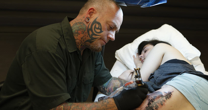 tattoo artist Christian Buckingham, Spike TV Ink Master finalist Putting Things into Perspective with INK MASTER Finalist Christian Buckingham