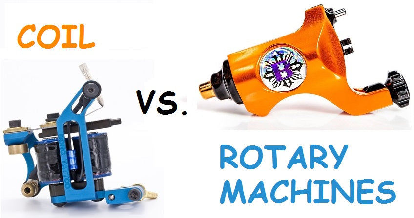 Coil Tattoo Machines vs. Rotary Tattoo Machines