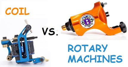 Coil Tattoo Machines vs. Rotary Tattoo Machines