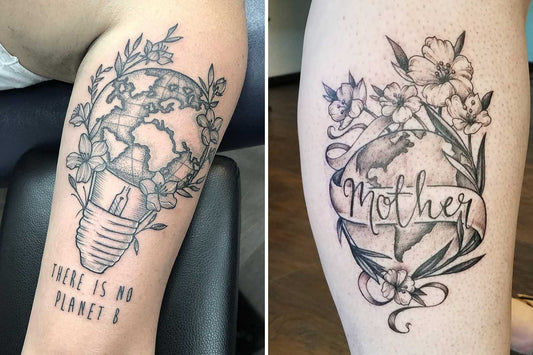 Earth Day, sustainable tattoos, green tattoos
