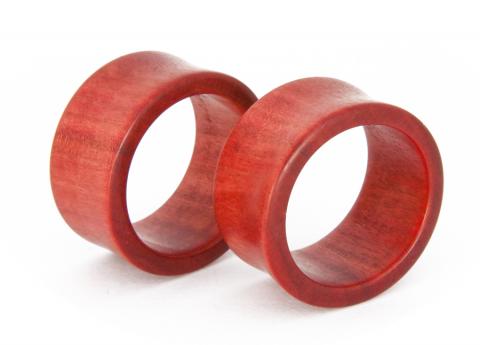 Pink Ivory Wood Tunnels From Our Elementals Evolved Line The Naked Truth About Elementals Organic Body Jewelry