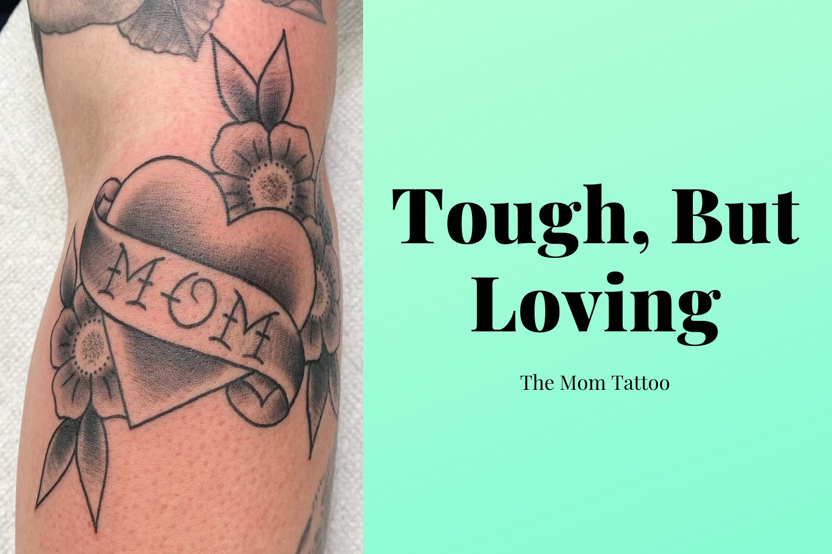 mom tattoos, family tattoos, traditional tattoos, Craig Blankley tattoo Tough, But Loving: The Mom Tattoo