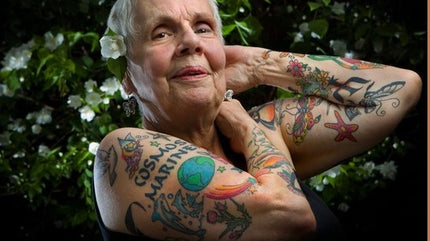 Older Woman with Tattoos