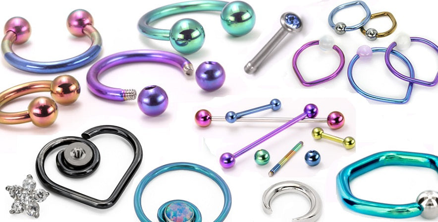 Surgical Stainless Steel, Titanium & Niobium Body Jewelry