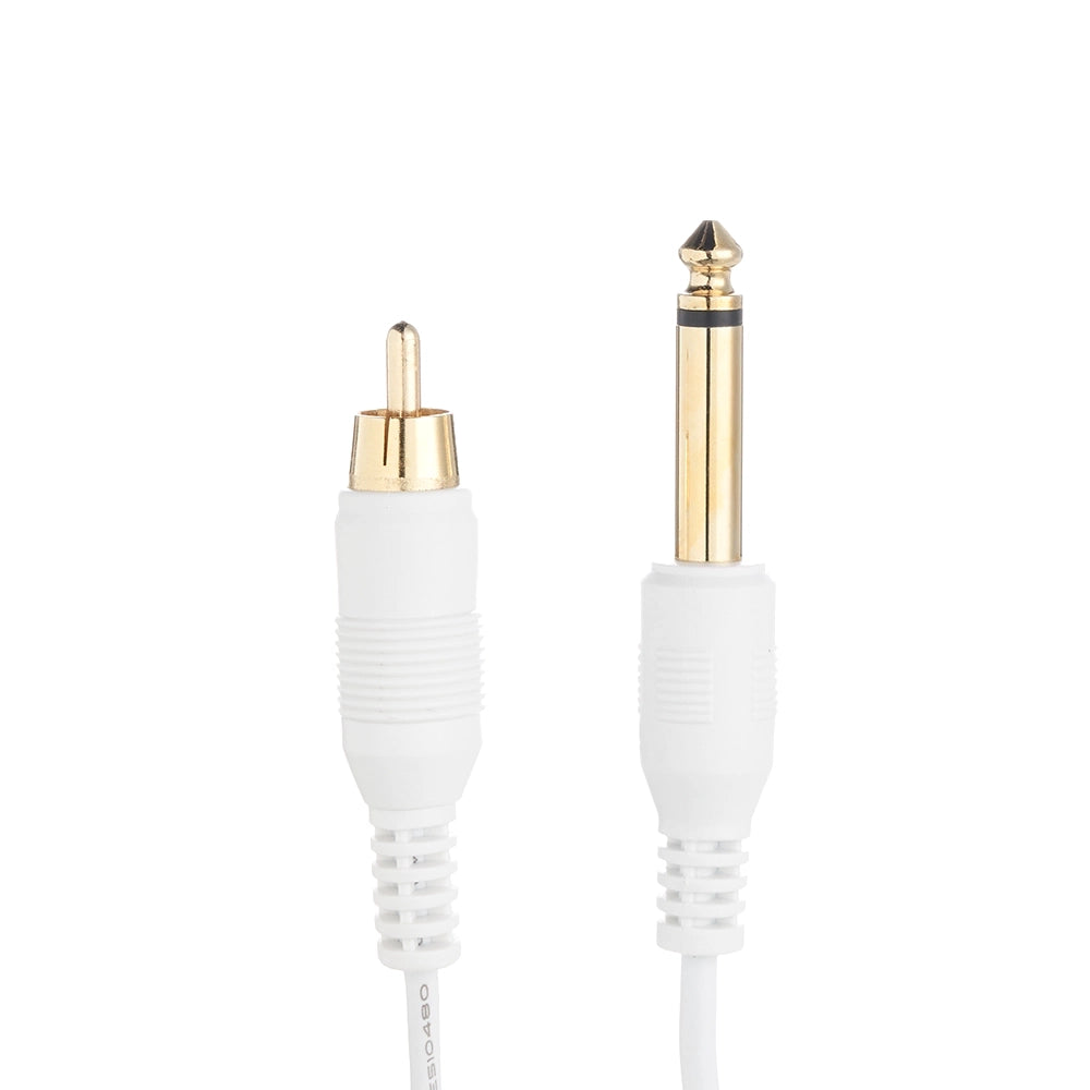 Darklab 6’ Straight RCA Cable — White - Painful Pleasures
