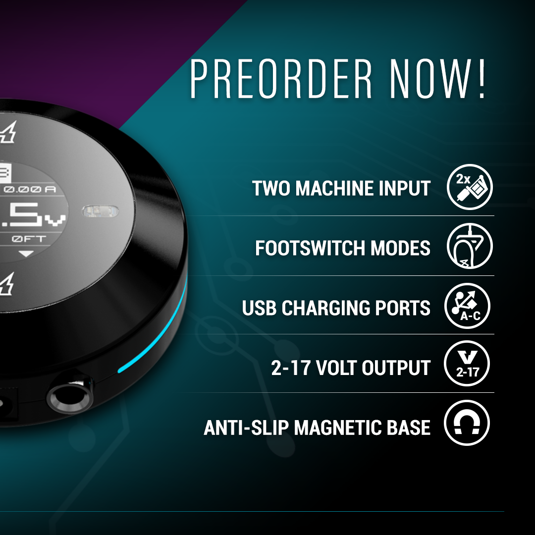 FK Irons Hover Touchless Tattoo Power Supply