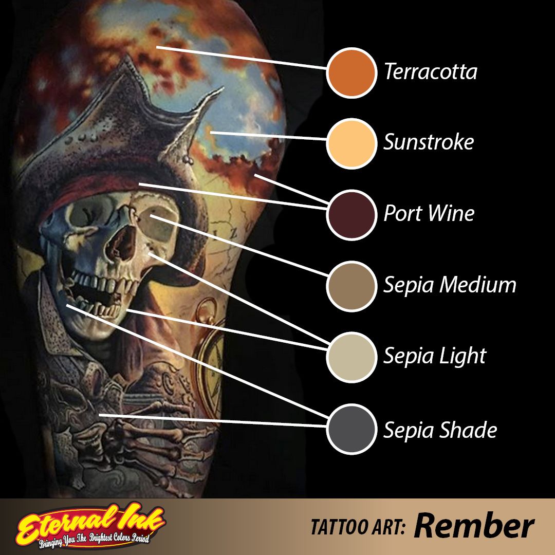 Rember Signature Series Ink Set of 10 - 1oz Bottles – Eternal Tattoo Ink