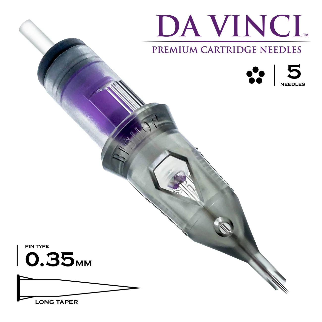 Bishop Da Vinci V2 Tattoo Cartridge Needles — Box of 20