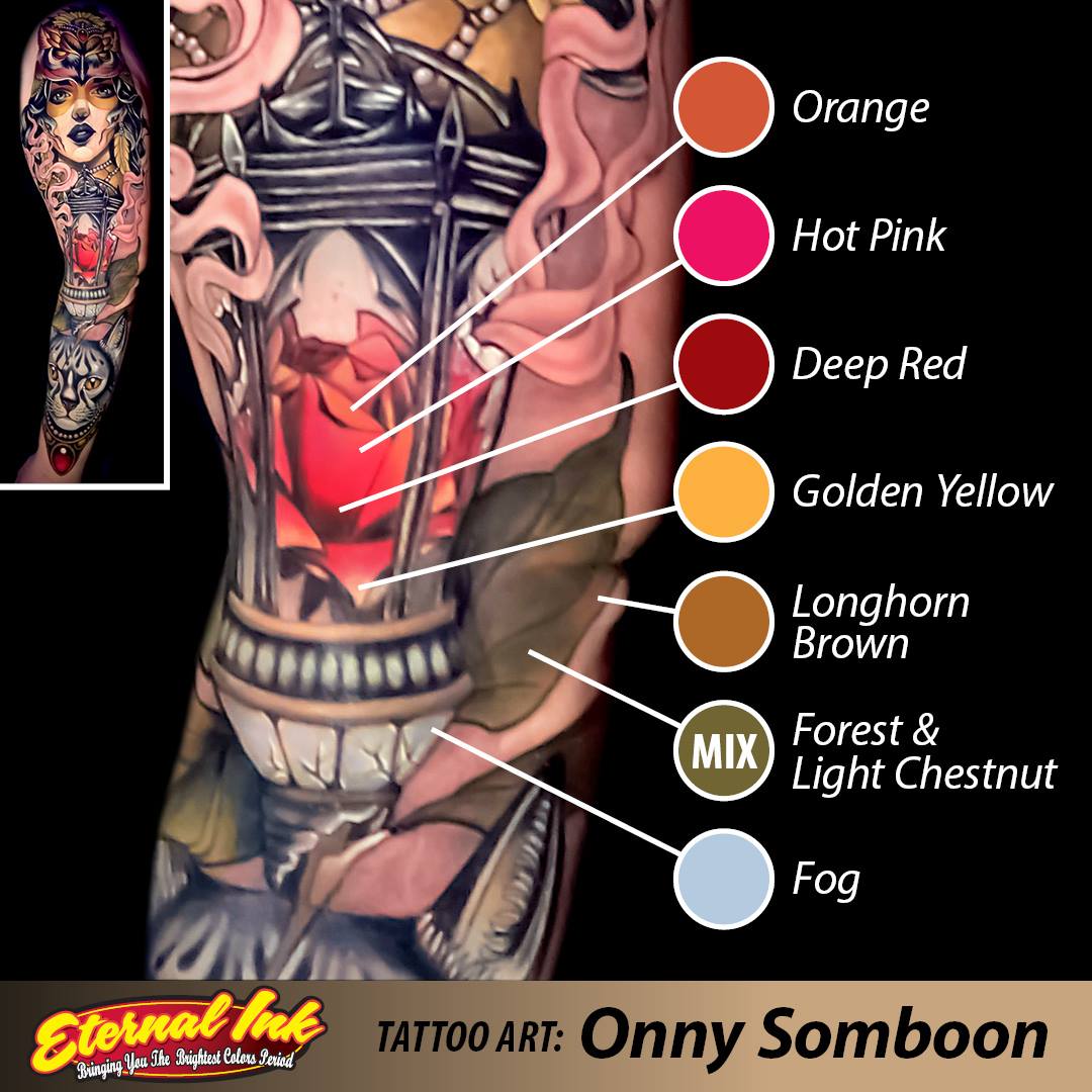 Deep Red —  Eternal Tattoo Ink — Pick Your Size
