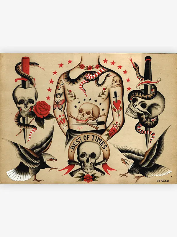 Stizzo. Time We’ll Remember — Hardcover Book + Travel Tool Book - Painful Pleasures