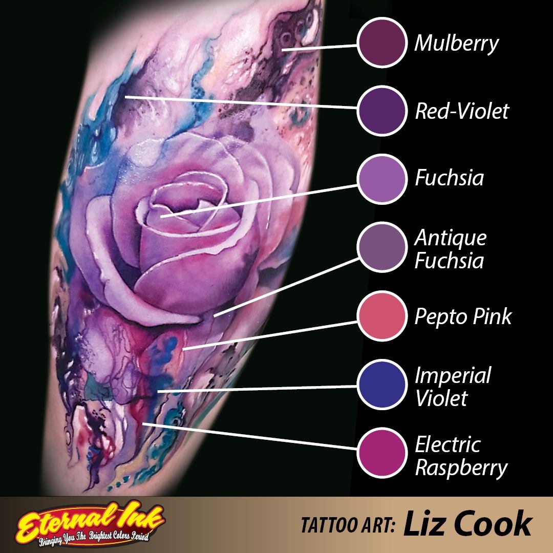 Liz Cook Signature Series Set of 12 – 2oz Bottles — Eternal Tattoo Ink