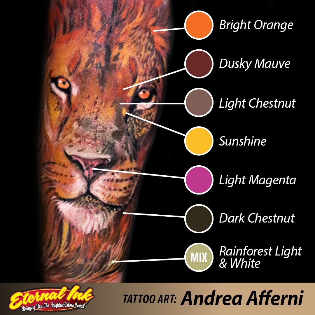Bright Orange — Eternal Tattoo Ink — Pick Size