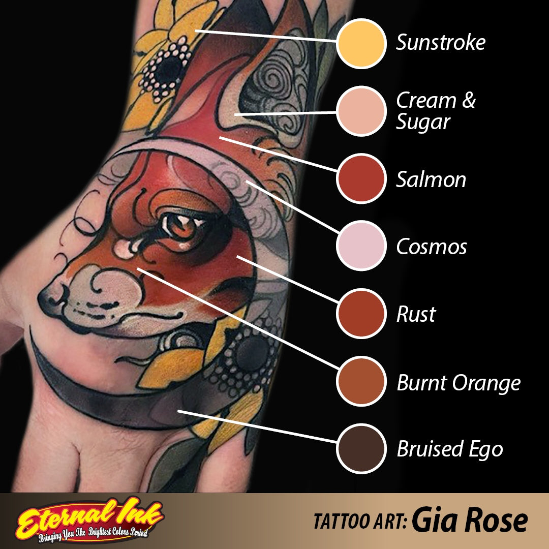Burnt Orange - Eternal Tattoo Ink - Pick Your Size