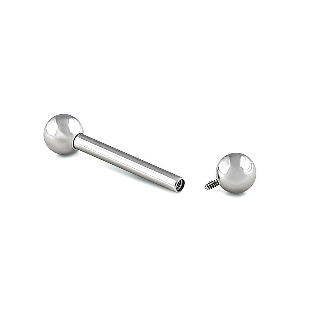 Tilum 14g Internal Titanium Straight Barbell  - Price Per 1