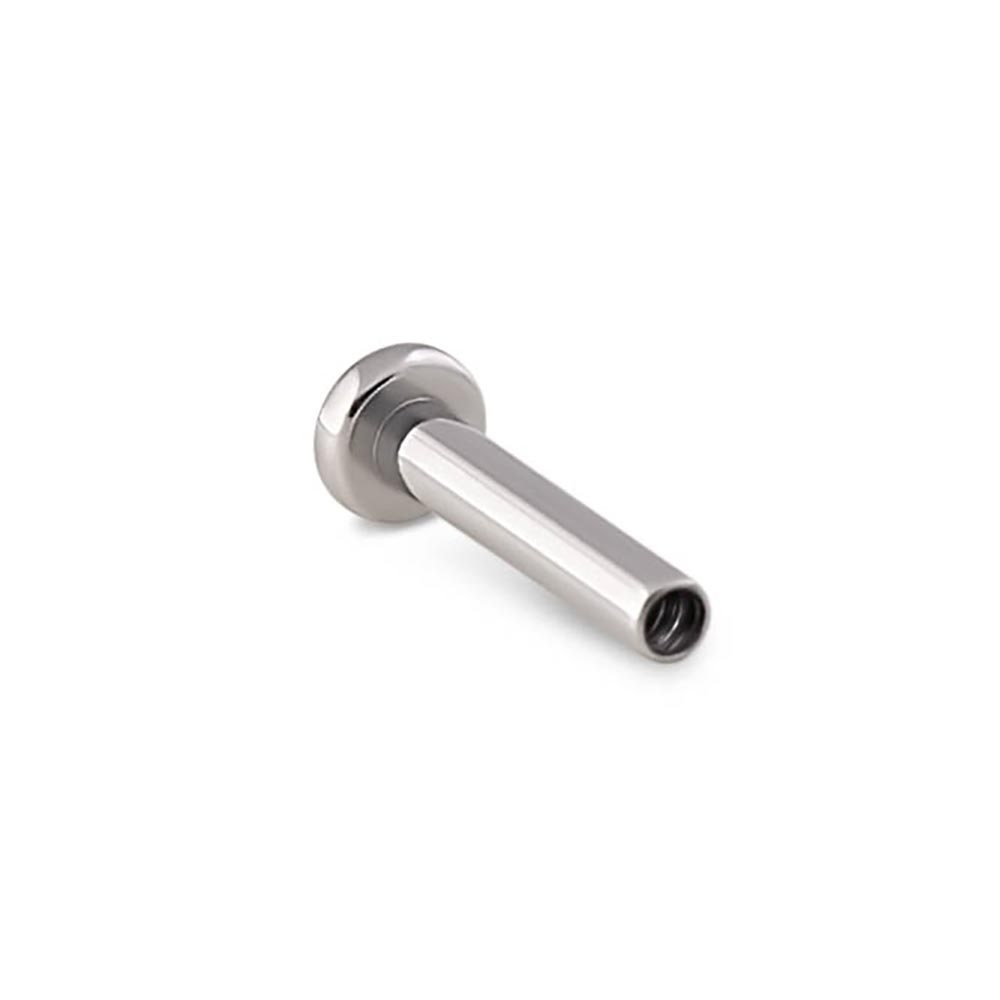 Tilum 16g Internal Flat Back Disc Titanium Labret Post - Version 2 - Price Per 1