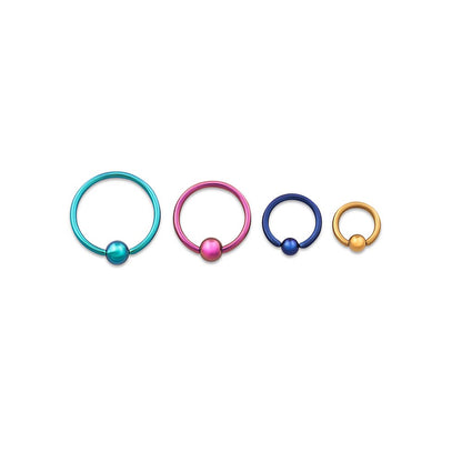 Tilum 16g Titanium Captive Bead Ring - Price Per 1 - Painful Pleasures
