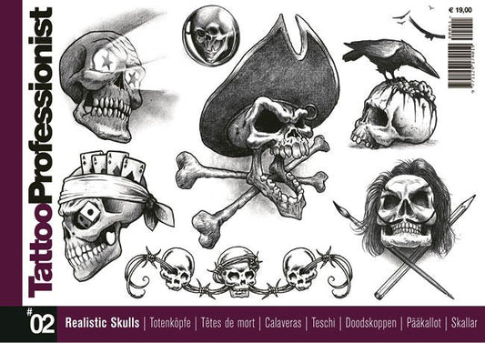 Tattoo Professionist #02 — Skulls — Softcover Book
