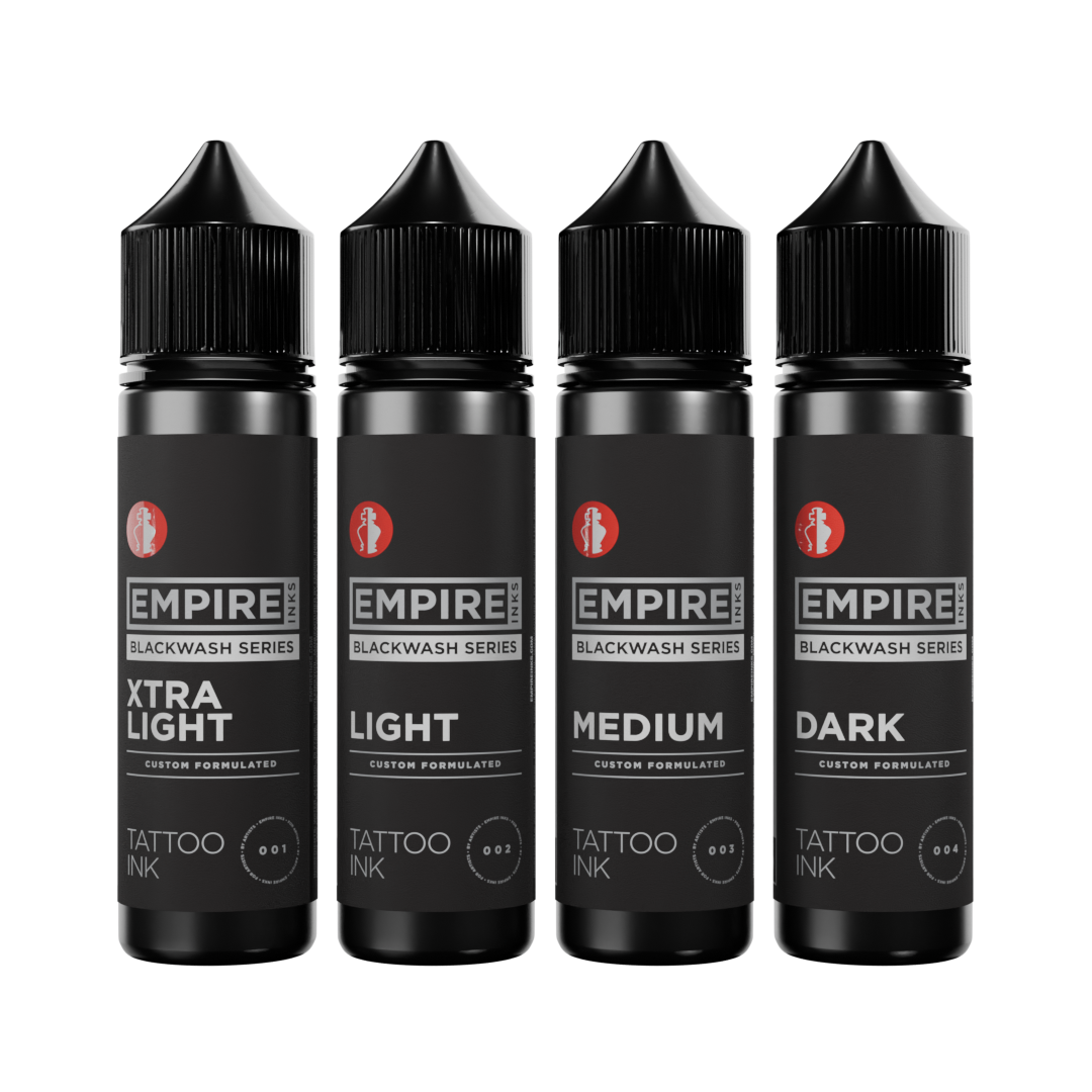Empire Inks — Blackwash Series of 4 Bottles — Pick Size - Painful Pleasures