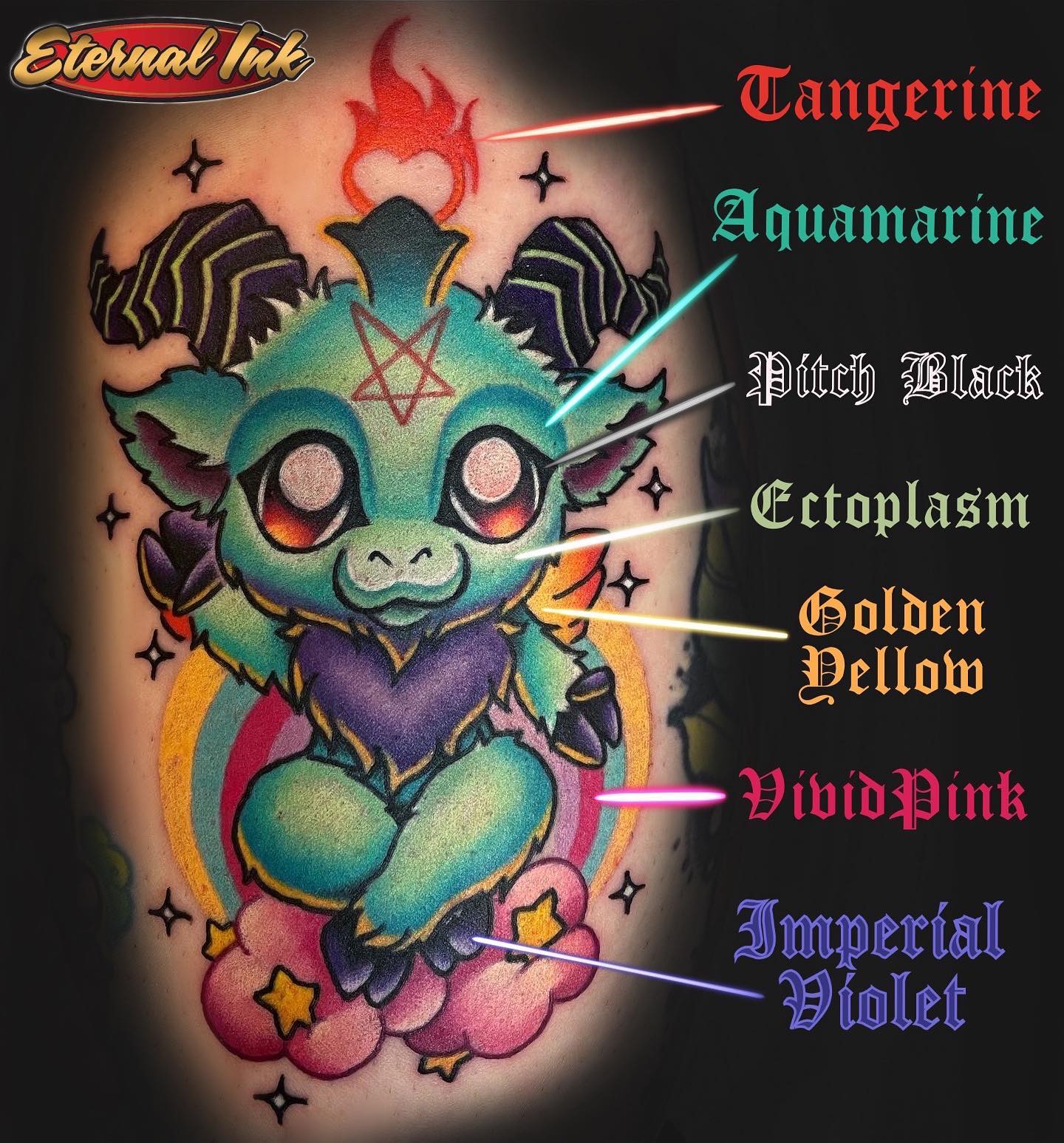Seasonal Spectrum Set of 12 — 1oz Bottles — Eternal Tattoo Ink