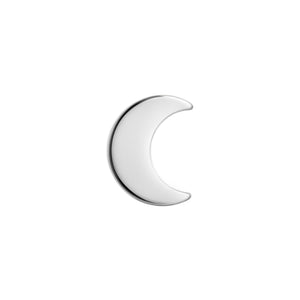 Tilum 14g-12g Internally Threaded Crescent Moon Titanium Top - Price Per 1 - Painful Pleasures