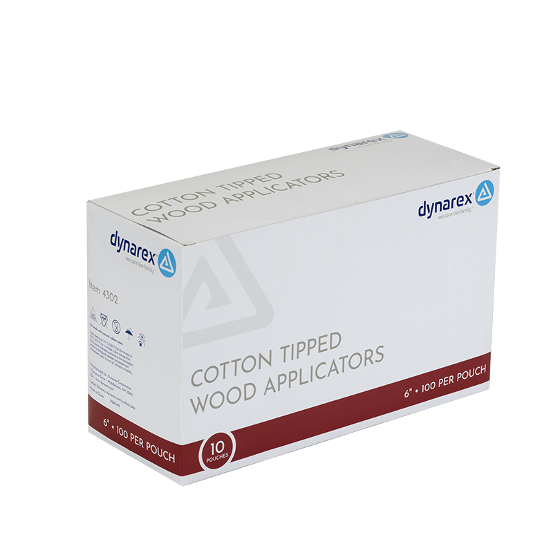 Box of 1000 Non-Sterile Cotton Tip Applicators — 6" - Painful Pleasures