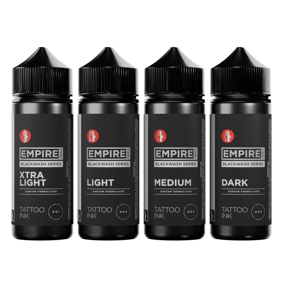 Empire Inks — Blackwash Series of 4 Bottles — Pick Size - Painful Pleasures