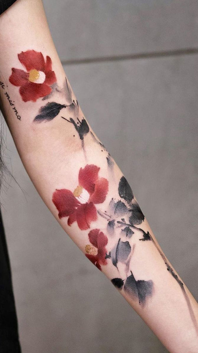 Saipan Red — Kuro Sumi Tattoo Ink — Pick Size
