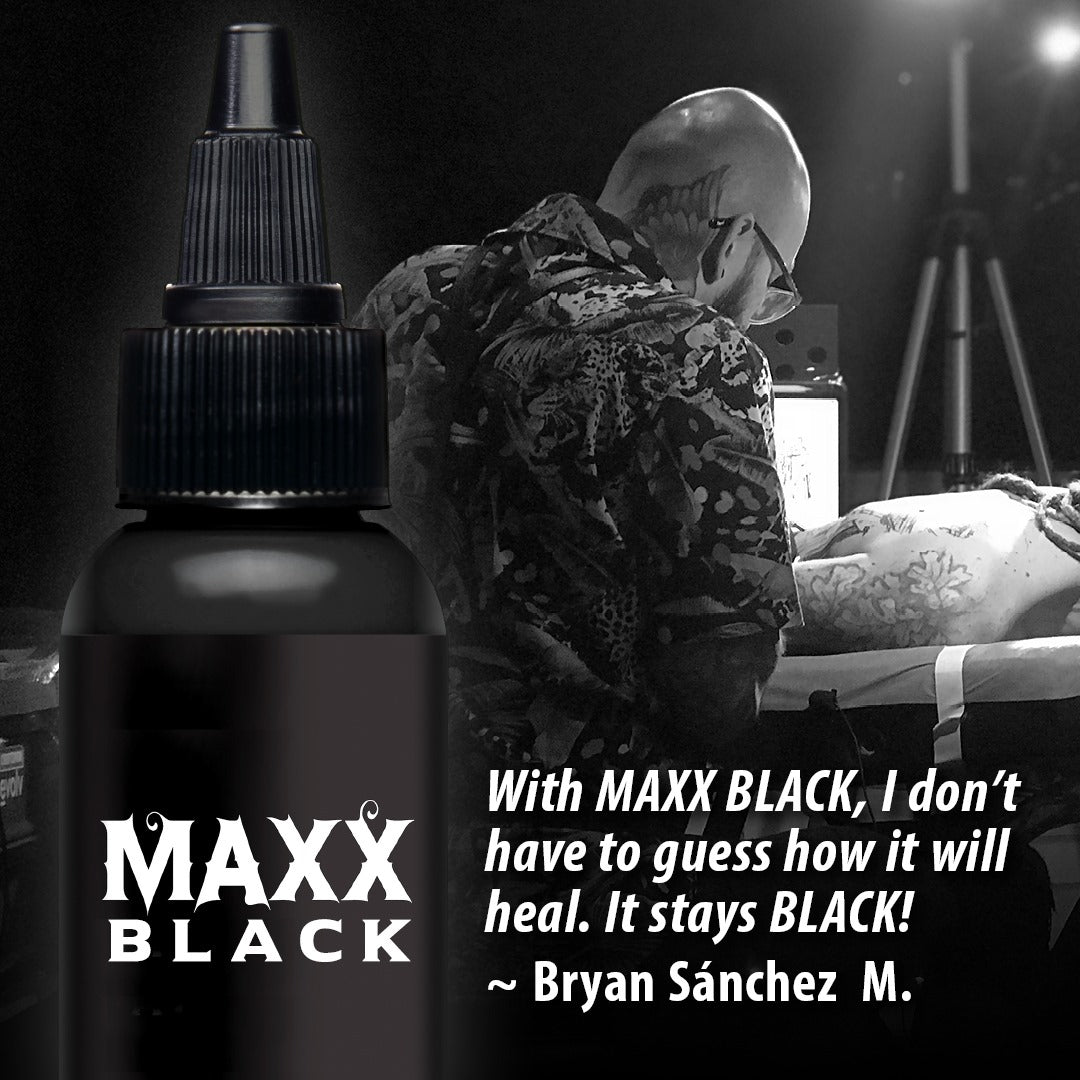 Maxx Black — Eternal Tattoo Ink — Pick Size