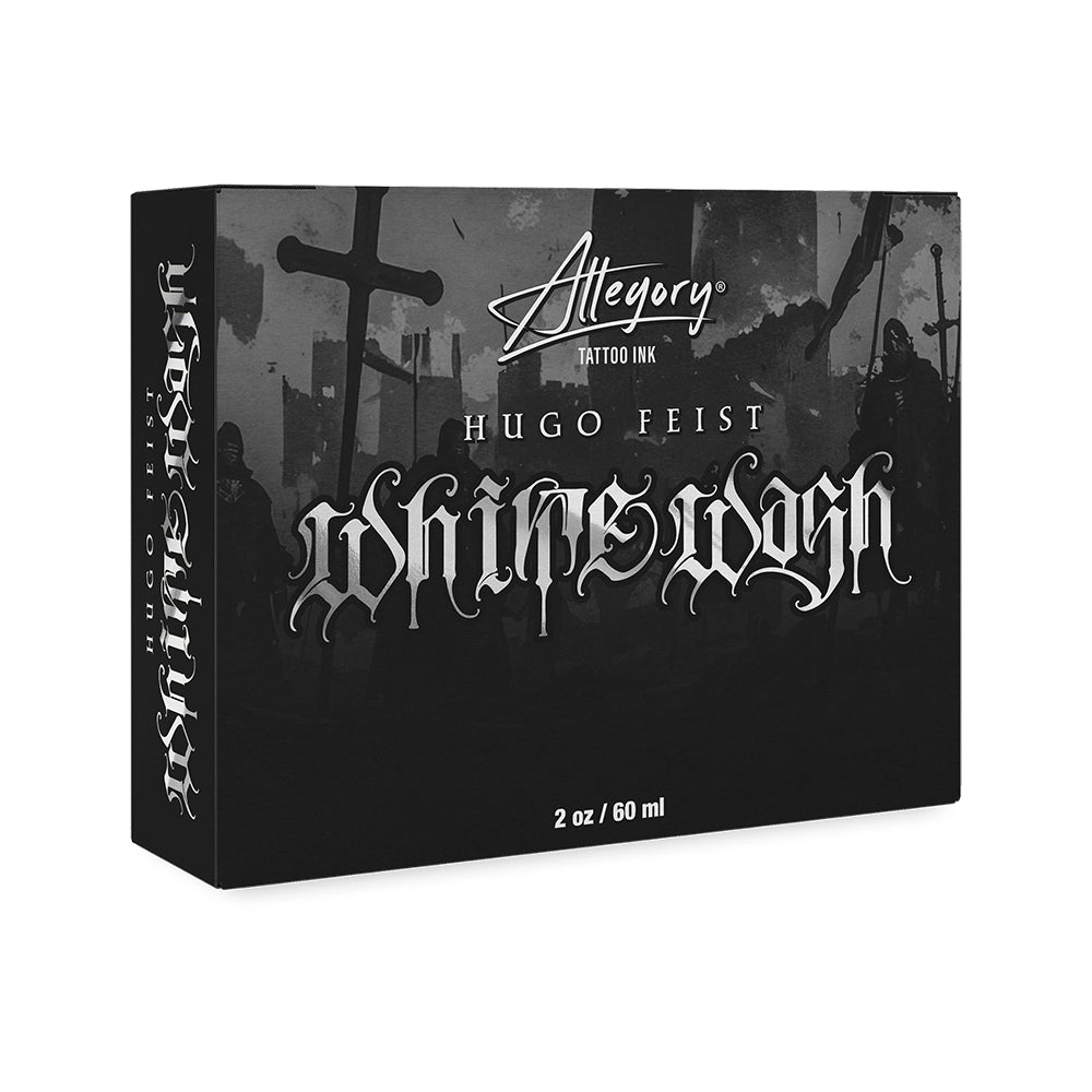 Hugo Feist Signature Whitewash Set — Allegory Premium Tattoo Ink — Pick Size