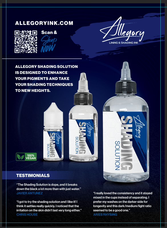Shading Solution — Allegory Premium Tattoo Ink — Pick Size