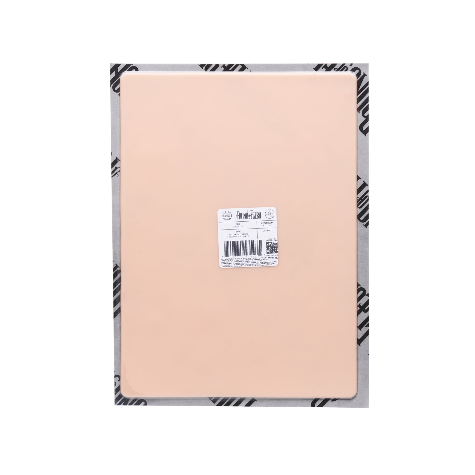 A Pound of Flesh Flat Canvas — 8" x 11" — Single or Pack