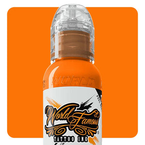 Acropolis Orange — World Famous Tattoo Ink — Pick Size - Painful Pleasures