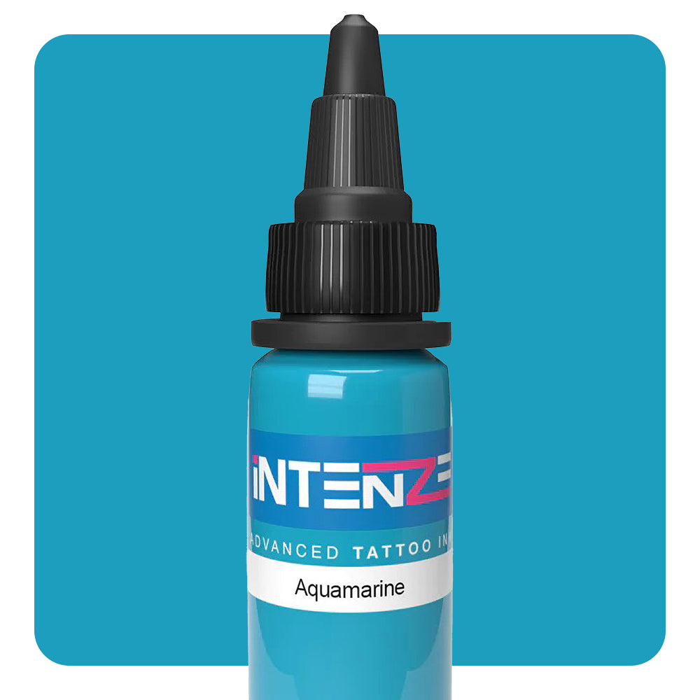 1 Bottle of Intenze Tattoo Ink - 1oz - Pick Your Color Aquamarine 1oz