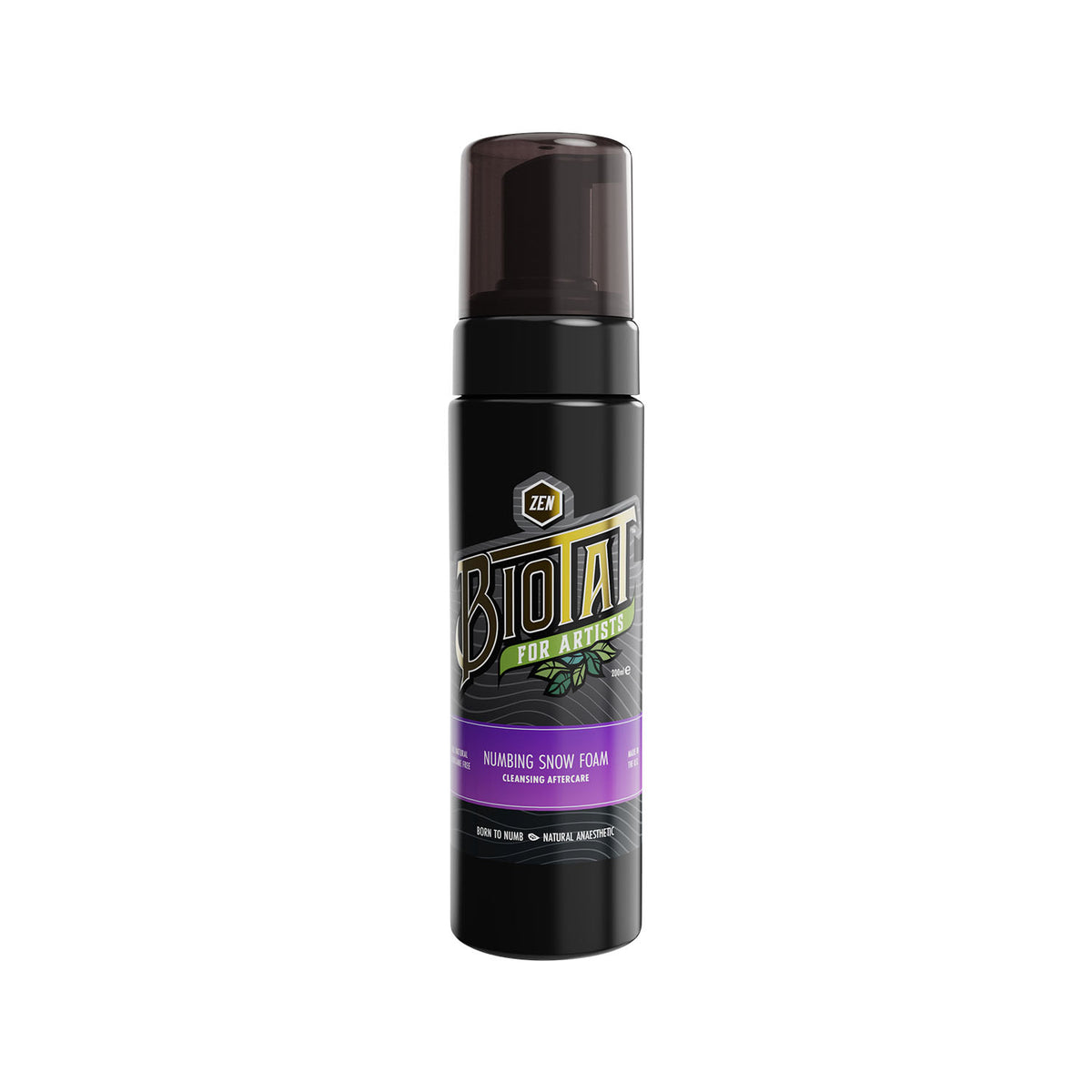 BIOTAT Numbing Snow Foam Aftercare Cleanser — Zen Fragrance — Pick Size 200ml