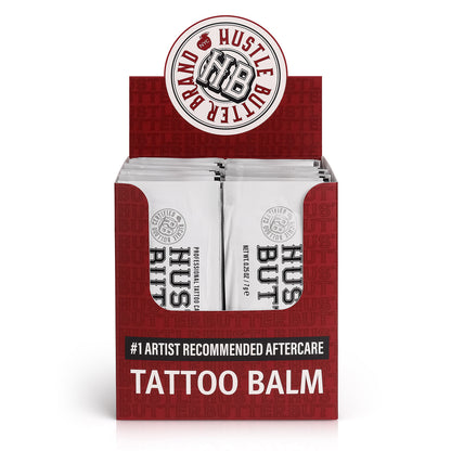 Hustle Butter Deluxe Tattoo Aftercare  — 0.25oz Sample Packets — Single or Case of 50 - Painful Pleasures