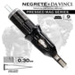Bishop Da Vinci V2 Tattoo Cartridge Needles — Freddy Negrete Pressed Mag Series — Box of 20 Pressed Mag - 9 - #10 (0.3mm) - Long Taper