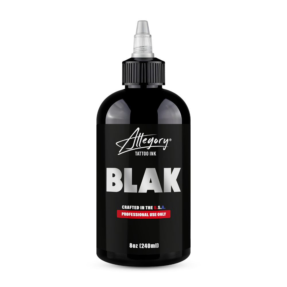 Allegory Premium Tattoo Ink — Blak — Pick Size - Painful Pleasures