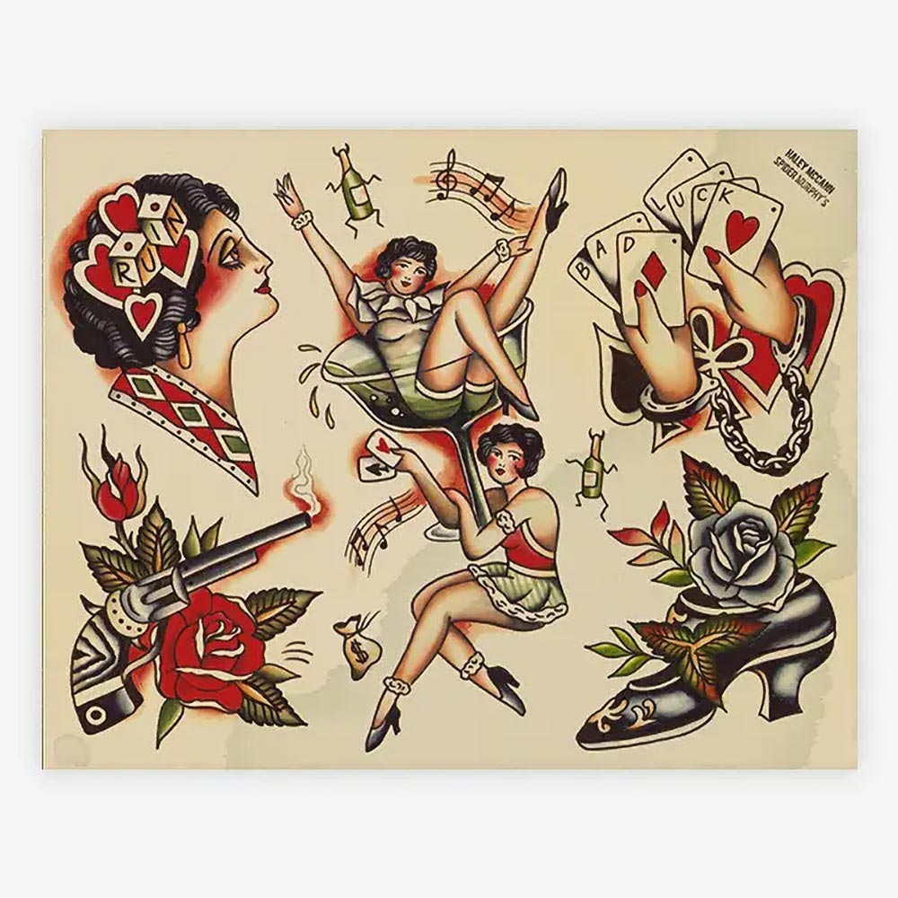 Spider Murphy’s Tattoo Flash Volume III — Hardcover Book