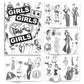 Girls Girls Girls — Softcover Book - Painful Pleasures