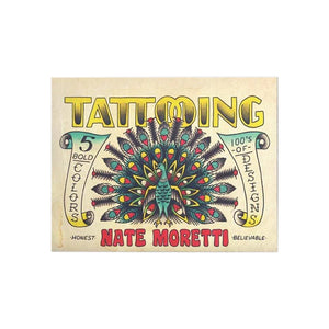 Nate Moretti Traditional Tattoo Book — Softcover Book - Painful Pleasures