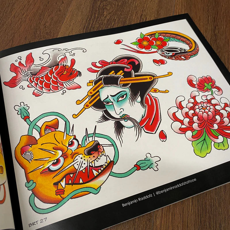 Tattoo Flash Collective Vol. 1 — Softcover Book - Painful Pleasures