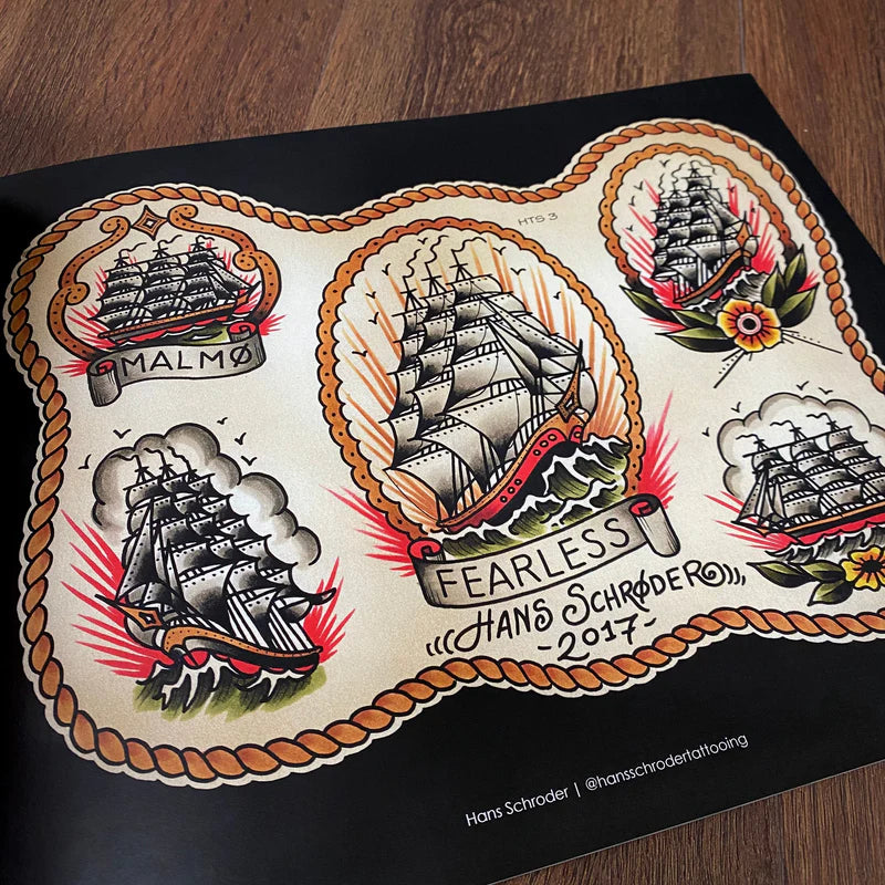 Tattoo Flash Collective Vol. 1 — Softcover Book - Painful Pleasures