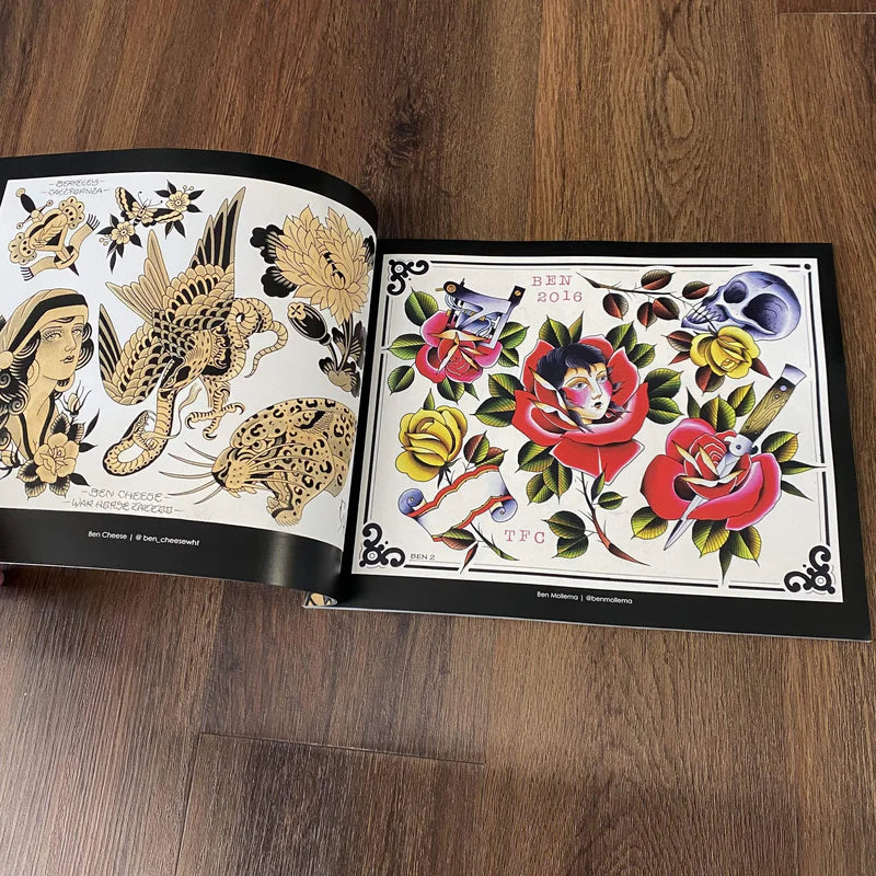Tattoo Flash Collective Vol. 1 — Softcover Book - Painful Pleasures