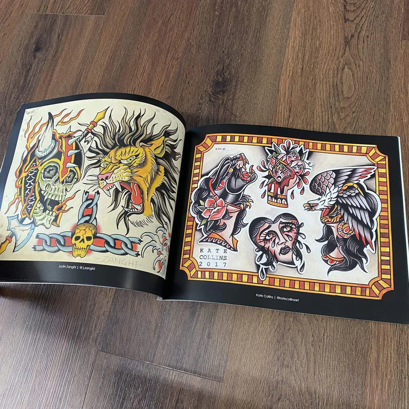 Tattoo Flash Collective Vol. 1 — Softcover Book - Painful Pleasures