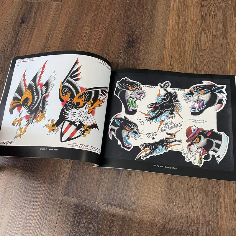 Tattoo Flash Collective Vol. 1 — Softcover Book - Painful Pleasures