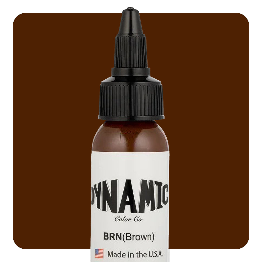 Dynamic Brown Tattoo Ink - 1oz. Bottle